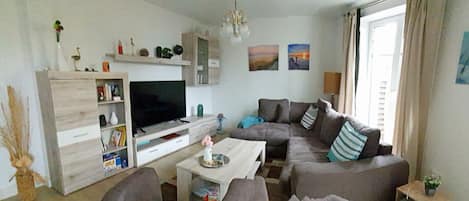 Smart TV, video games, books, music library