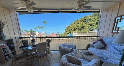 Ocean View Condo with Pool, Extra Large Lanai, New Kitchen & Bathroom.