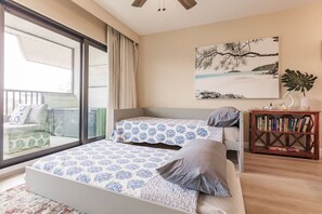 2 bedrooms, iron/ironing board, travel crib, WiFi