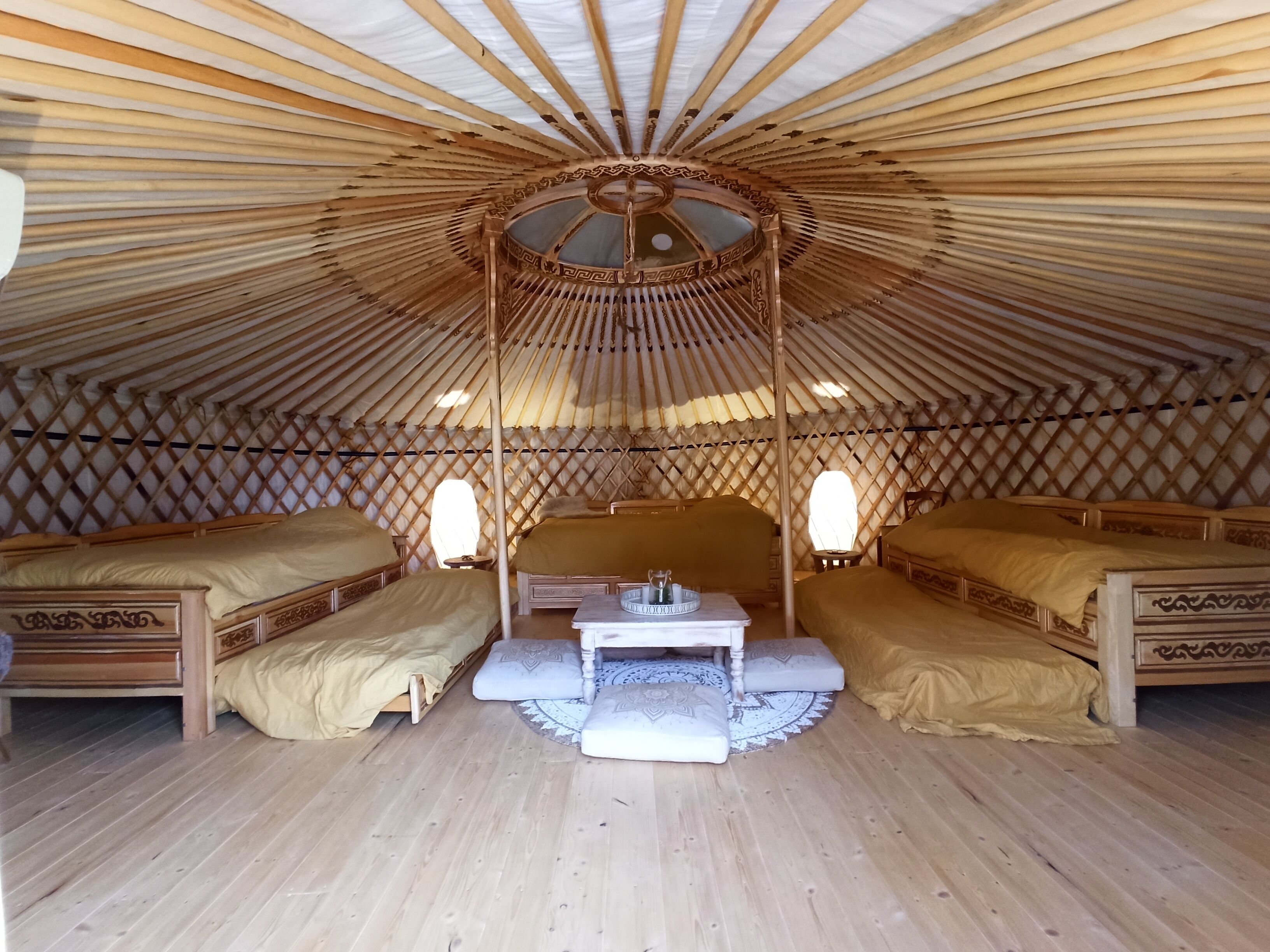 Unusual night in a Yurt