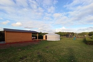 Property grounds - An unusual night in a yurt (Bourlon)
