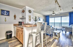 Interior - Beachfront Oceanside Condo. Incredible view: Channel Marker  (Surfside Beach)