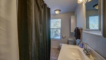 Hair dryer, towels