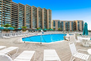 Indoor pool, a heated pool