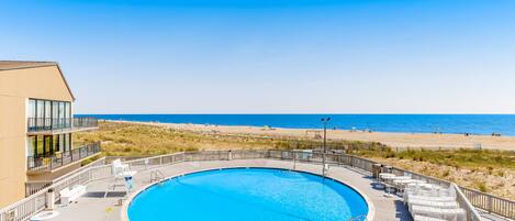 Indoor pool, a heated pool