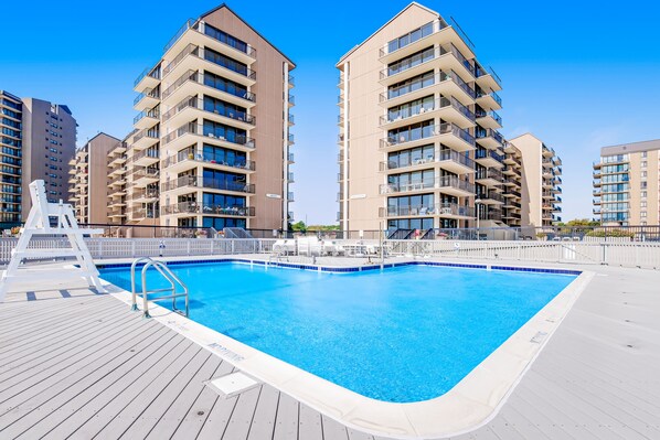 Indoor pool, a heated pool