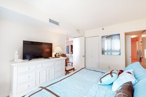 2 dormitorios, tabla de planchar con plancha, wifi y ropa de cama