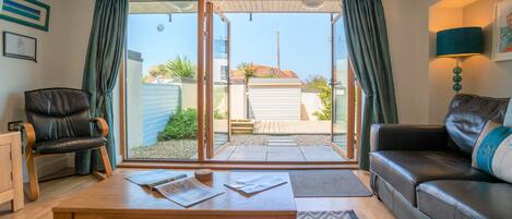 TV, DVD player, stereo