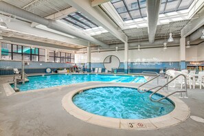 Indoor pool, a heated pool