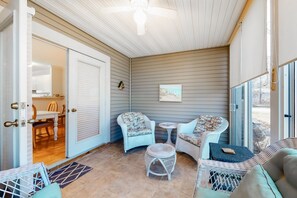 TV, fireplace, DVD player