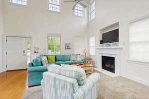 TV, table football, ping pong