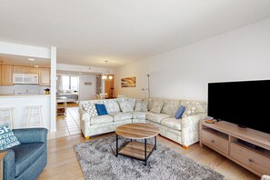 Een televisie en een dvd-speler