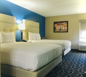 Standard Room, Multiple Beds | Down comforters, in-room safe, desk, laptop workspace - Baymont Inn & Suites by Wyndham (McAllen)