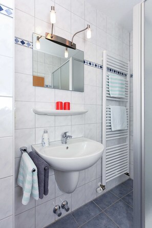 Towels, soap, toilet paper