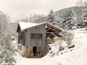 Exterior - Cozy Mountain Chalet Near La Bresse Ski, WiFi, Private Access, 2 Terraces, Pet-Friendly (La Bresse)