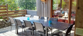 Cozy Mountain Chalet Near La Bresse Ski, WiFi, Private Access, 2 Terraces, Pet-Friendly