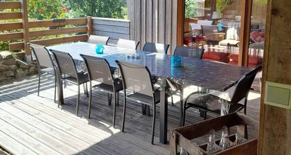 Cozy Mountain Chalet Near La Bresse Ski, WiFi, Private Access, 2 Terraces, Pet-Friendly