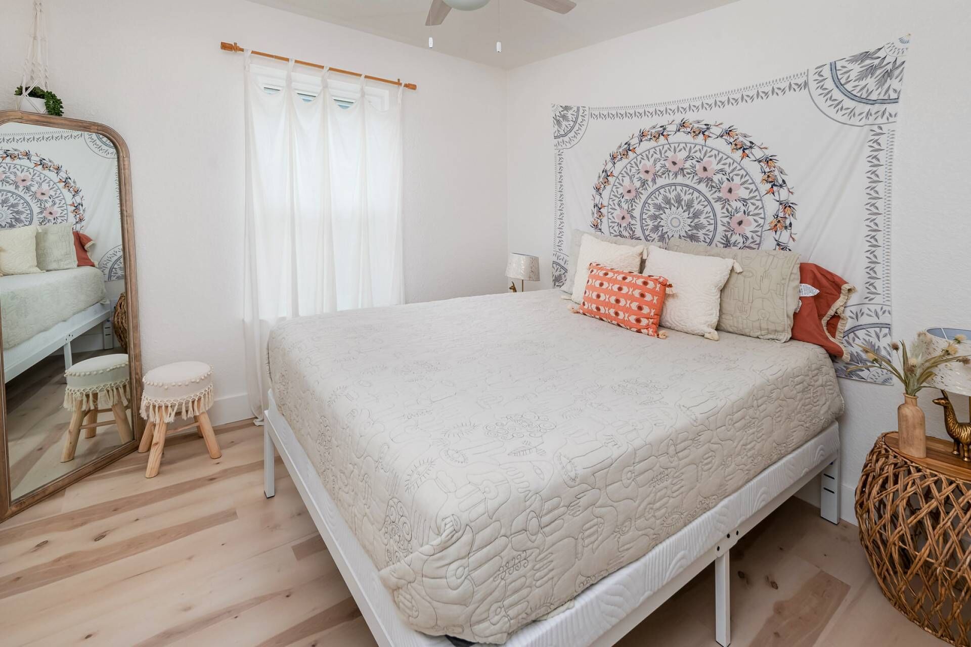 Bedroom with Queen Bed and TV