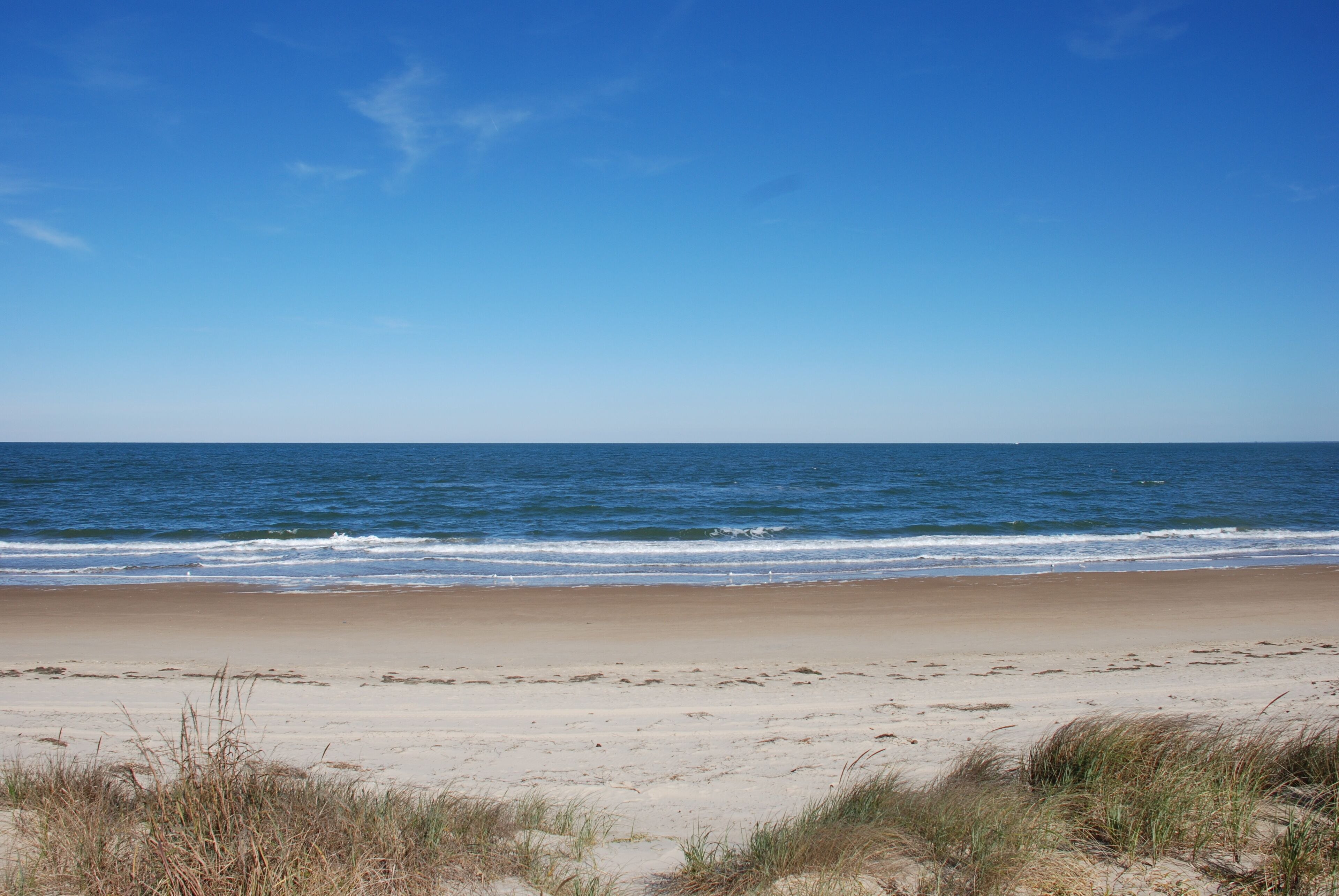 On the beach