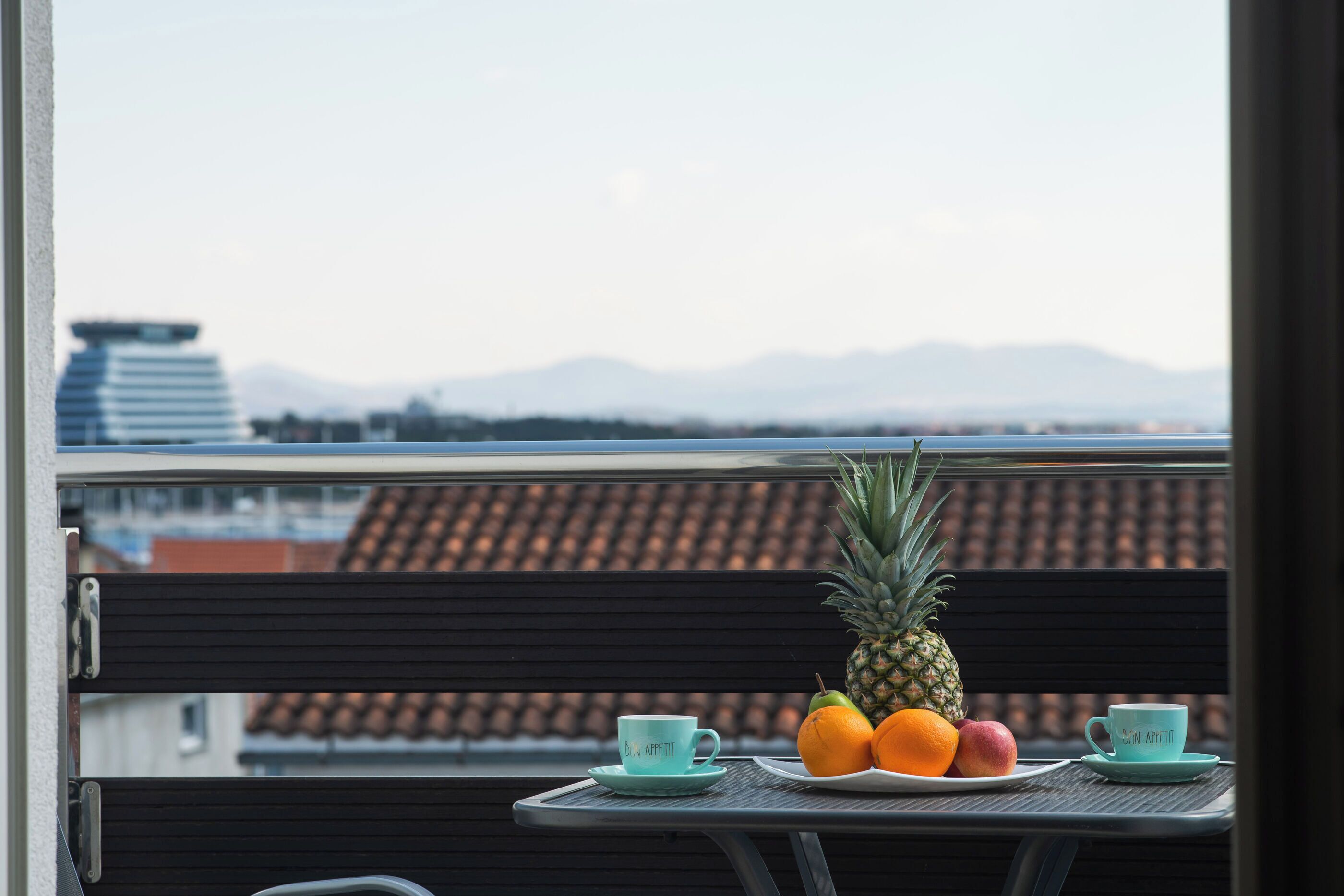 منظر من الجو على ارتفاع عالٍ