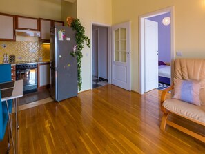 Cuisine privée | Réfrigérateur, four à micro-ondes, un four, surface de cuisson