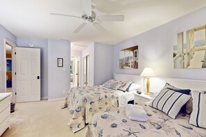 4 bedrooms, desk, iron/ironing board, WiFi