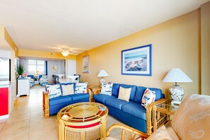 TV - 8th floor Sea Colony Oceancondo w/ balcony, elevator, and gym (Bethany Beach)
