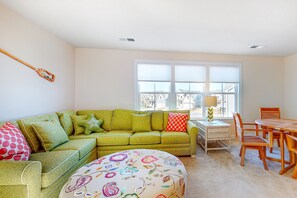 Una televisión, una chimenea, un reproductor de DVD, libros