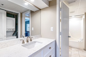 Hair dryer, towels