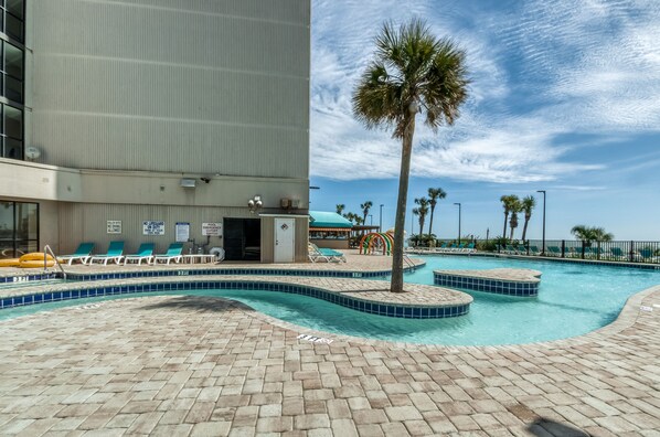 Indoor pool, a heated pool