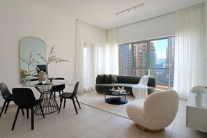 Living area - HiGuests - Boulevard Central Tower (Dubai)