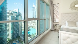 Tower 1 Deluxe Apartment | 2 室のベッドルーム、アイロン / アイロン台、WiFi (無料)