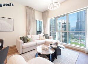 Living area - HiGuests - Boulevard Central Tower (Dubai)