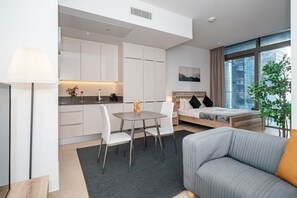 Living area - HiGuests - Marina Gate Tower (Dubai)