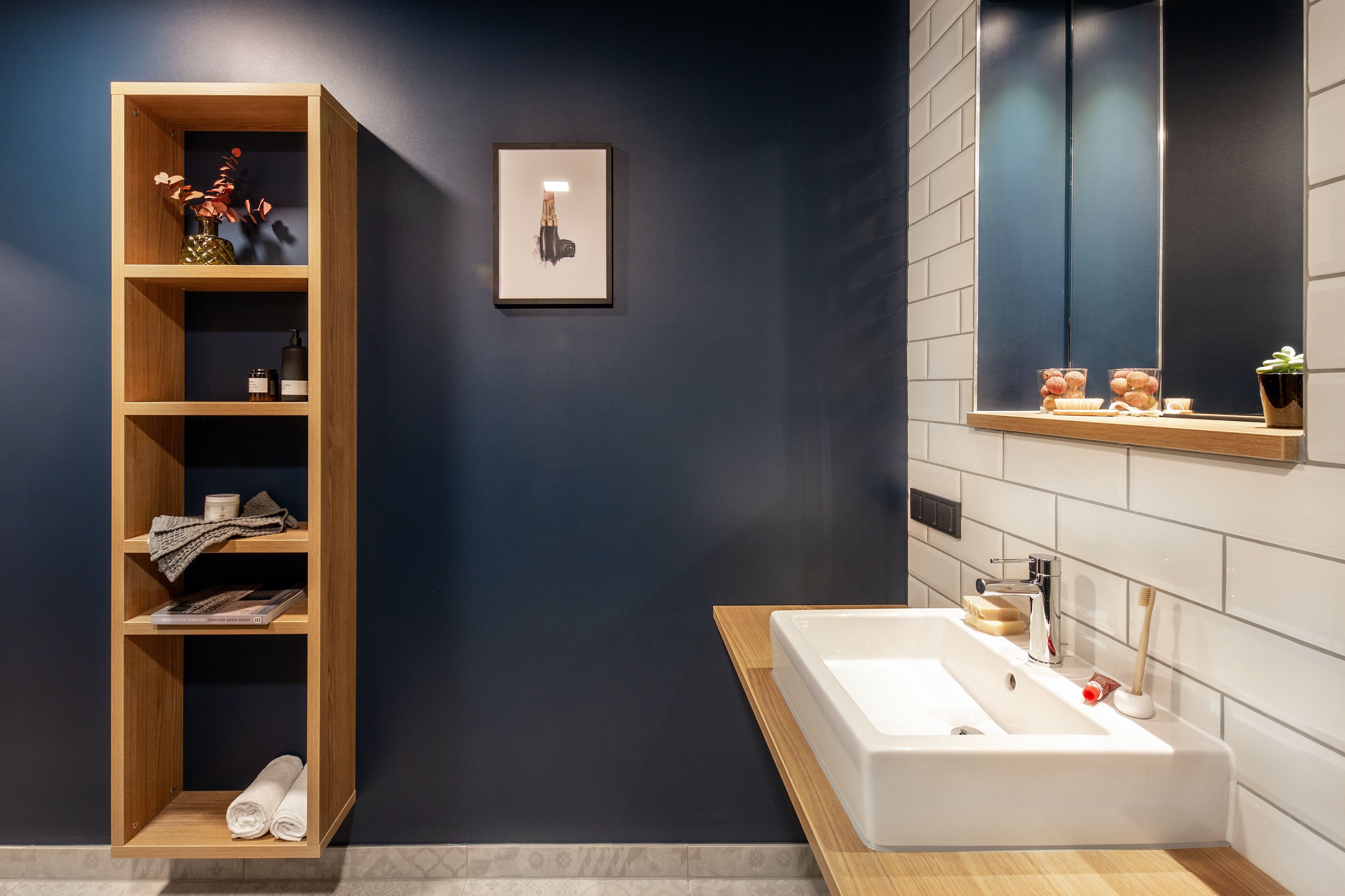 Lägenhet (Luxury) | Badrum | Dusch, hårtork, golvvärme och handdukar