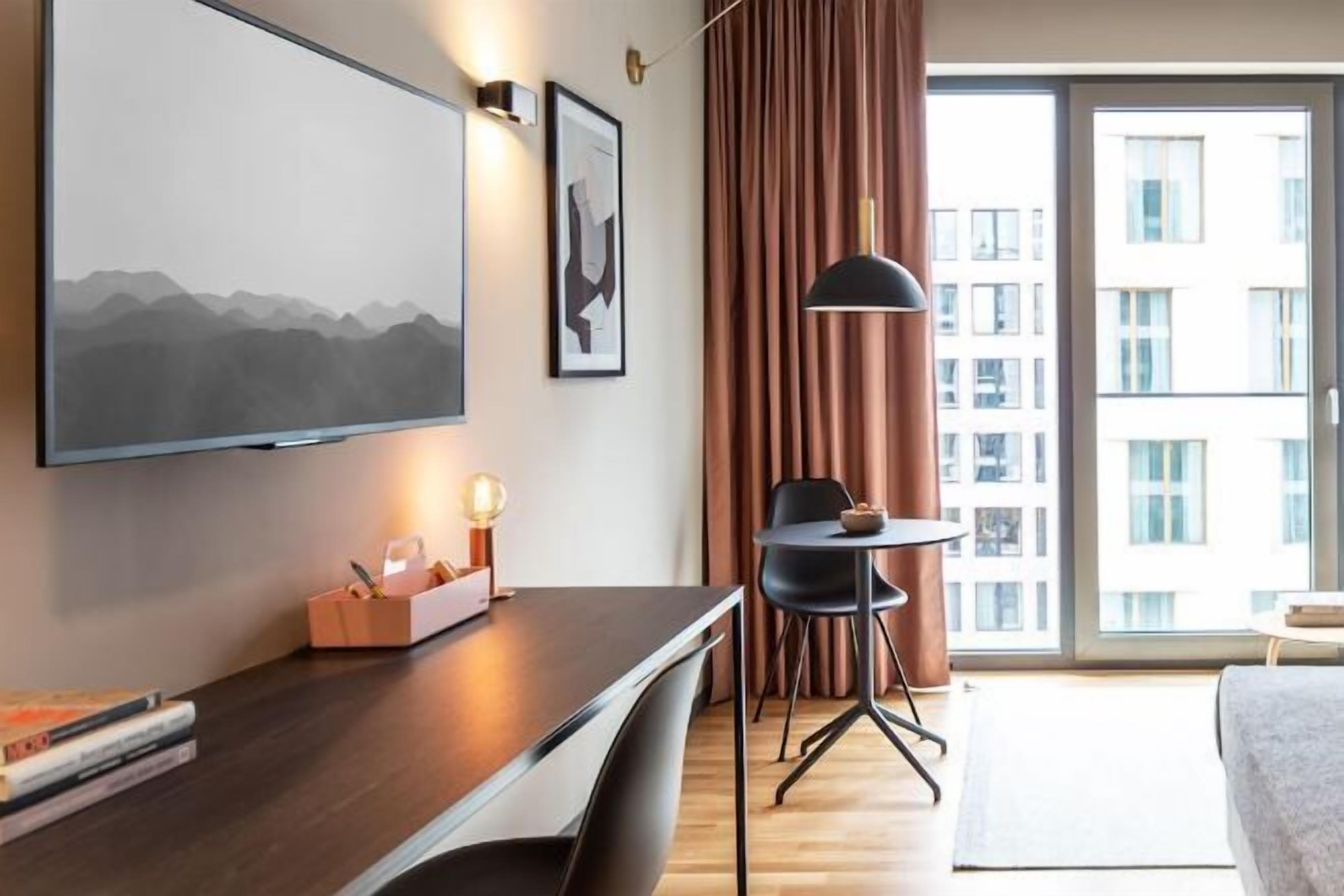 1 Schlafzimmer, Zimmersafe, Schreibtisch, schallisolierte Zimmer