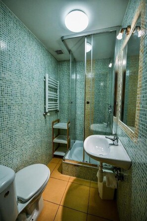 Chalet | Bathroom | Shower, towels, toilet paper
