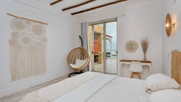 4 bedrooms, memory-foam beds, blackout curtains, iron/ironing board