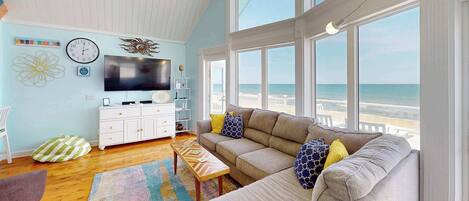 TV, DVD player, offices