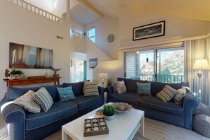 TV, fireplace, DVD player