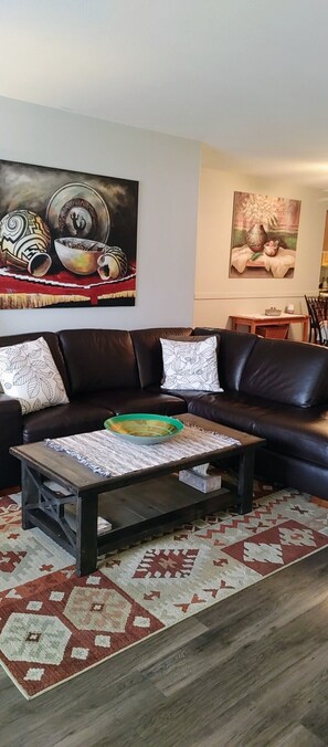 Télévision, cheminée, livres