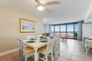 Dining - Sea Colony's Edgewater House oceanfront 3rd-floor condo with pool & sauna (Bethany Beach)