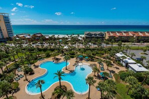 A heated pool - "Ocean Breeze" Destin, Beachfront, Panoramic Gulf Views, 2 Resort Pools (Destin)