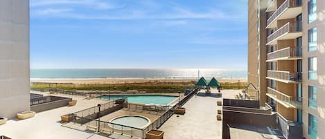 Indoor pool, a heated pool