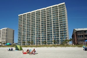 On the beach