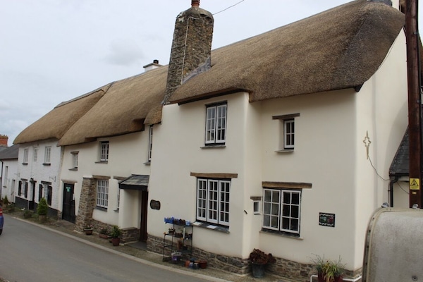 Newly thatched cottages just around the corner