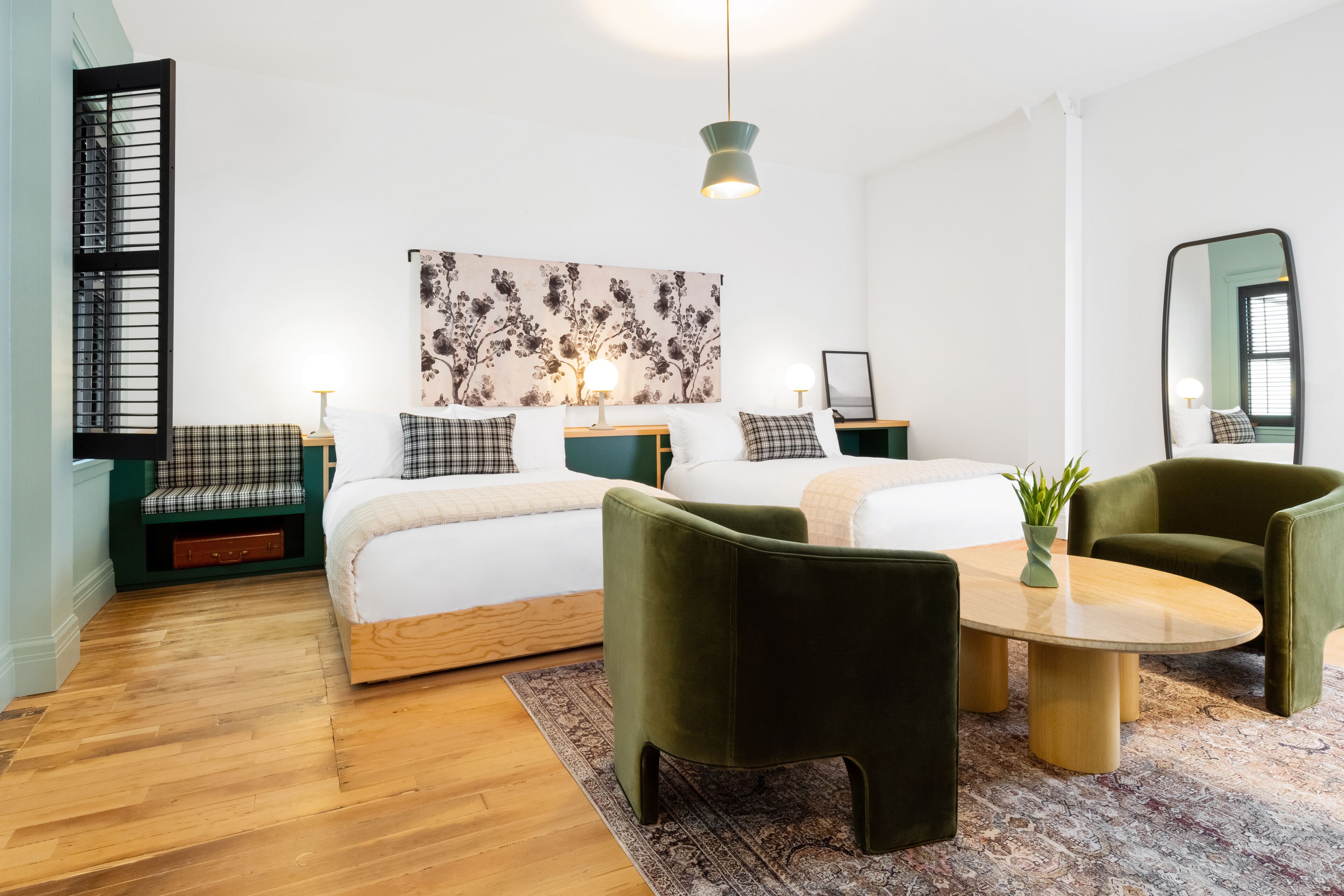 Standard Room, 2 Double Beds | Frette Italian sheets, premium bedding, minibar, in-room safe