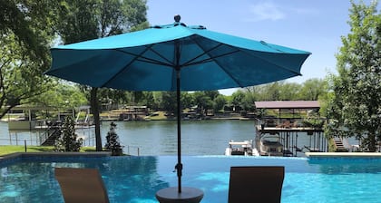 Lake LBJs Most Popular Luxury Home // Boat Rental On-site & Tons of Amenities!