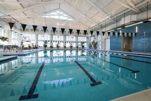 Indoor pool, a heated pool
