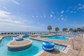 Indoor pool, outdoor pool